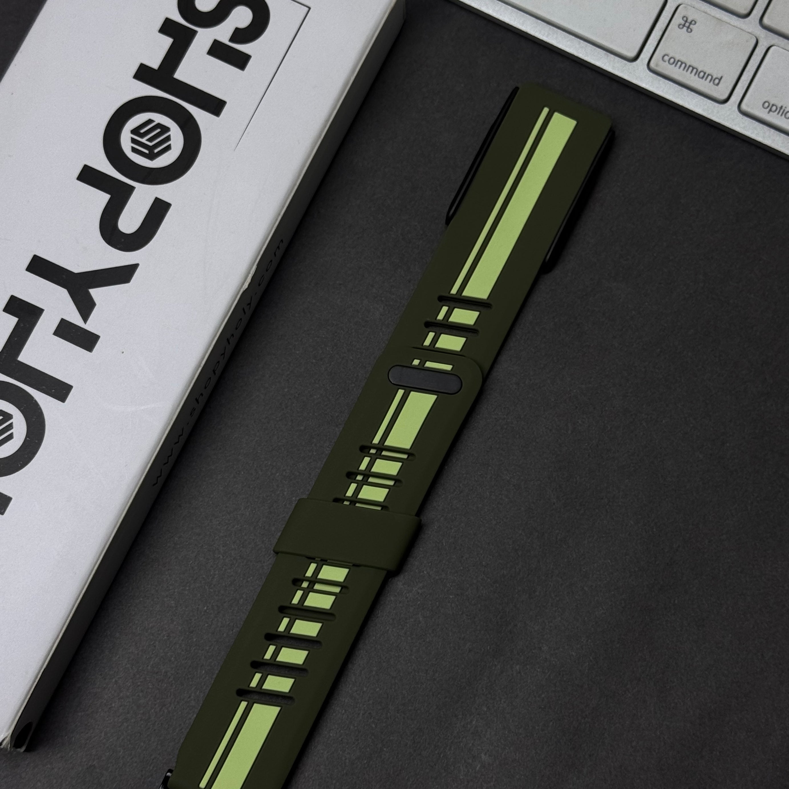 Luxury Dual Shade WHOOP 5.0 MG LIFE Silicone Sport Band