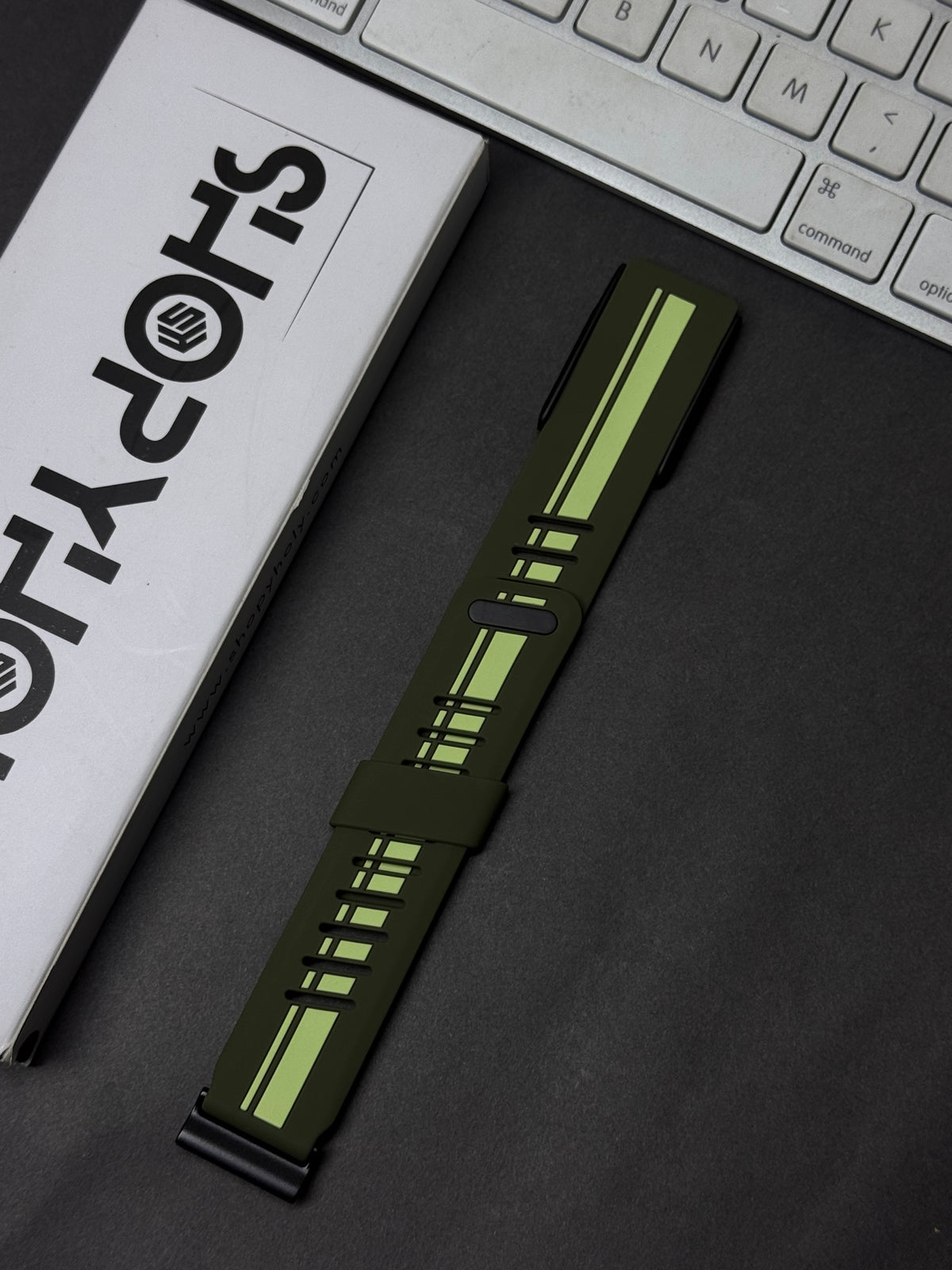 Luxury Dual Shade WHOOP 5.0 MG LIFE Silicone Sport Band
