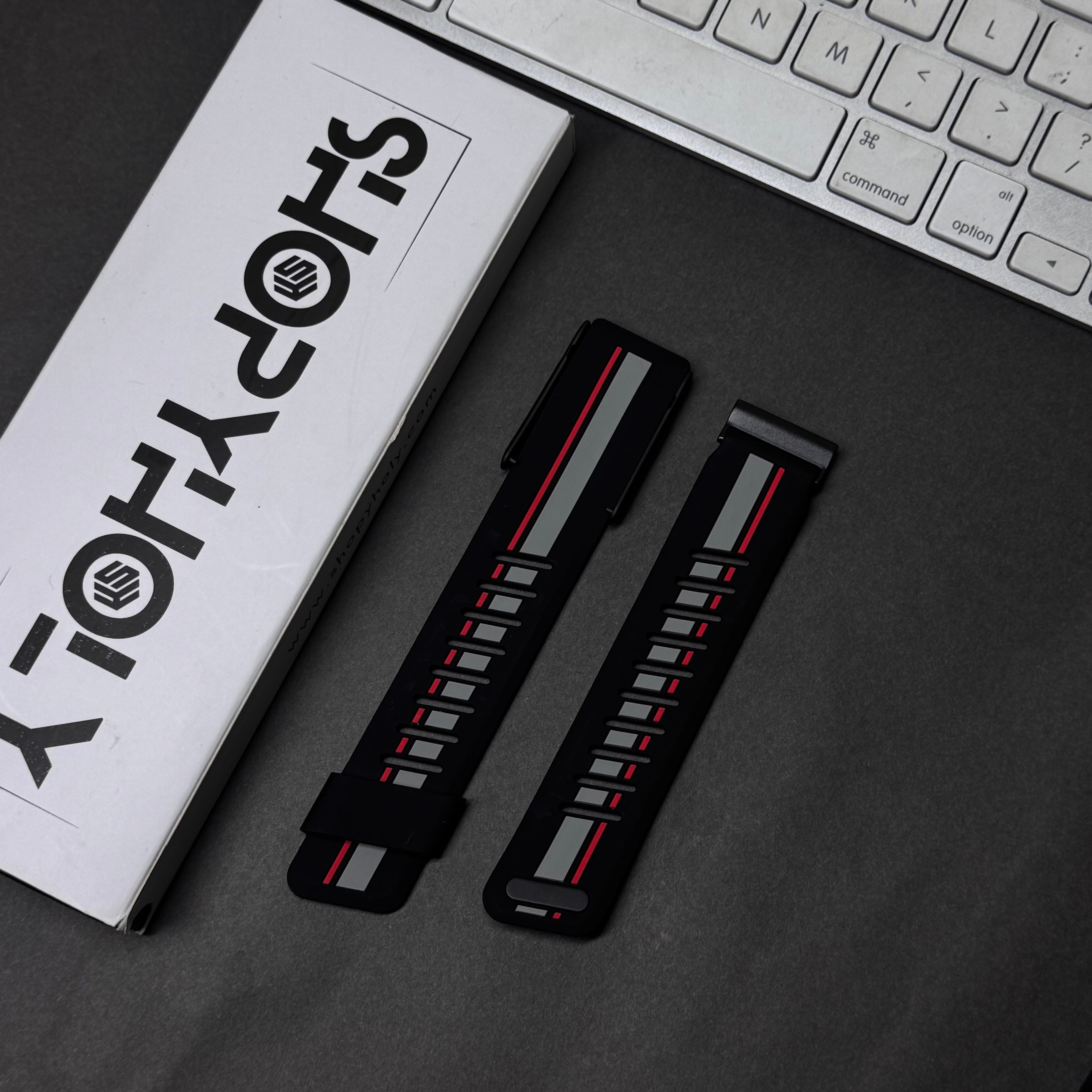 Luxury Dual Shade WHOOP 5.0 MG LIFE Silicone Sport Band