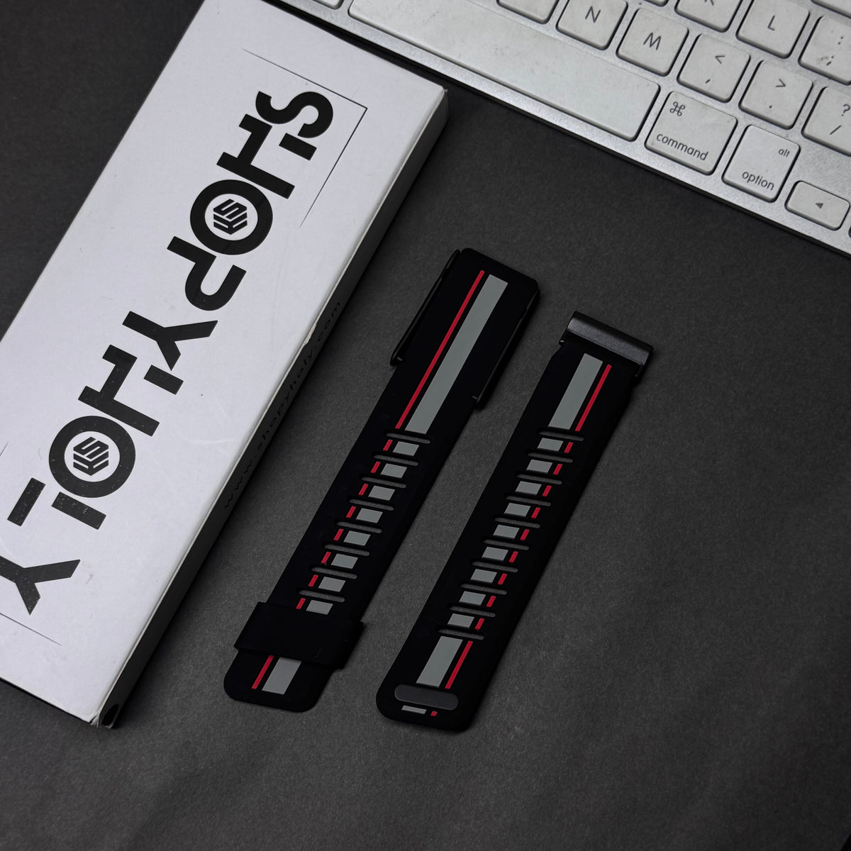 Luxury Dual Shade WHOOP 5.0 MG LIFE Silicone Sport Band