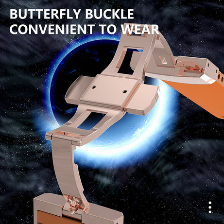 49MM Orange Silver Luxury Concept Art Modification Kit For iWatch Ultra 1/2