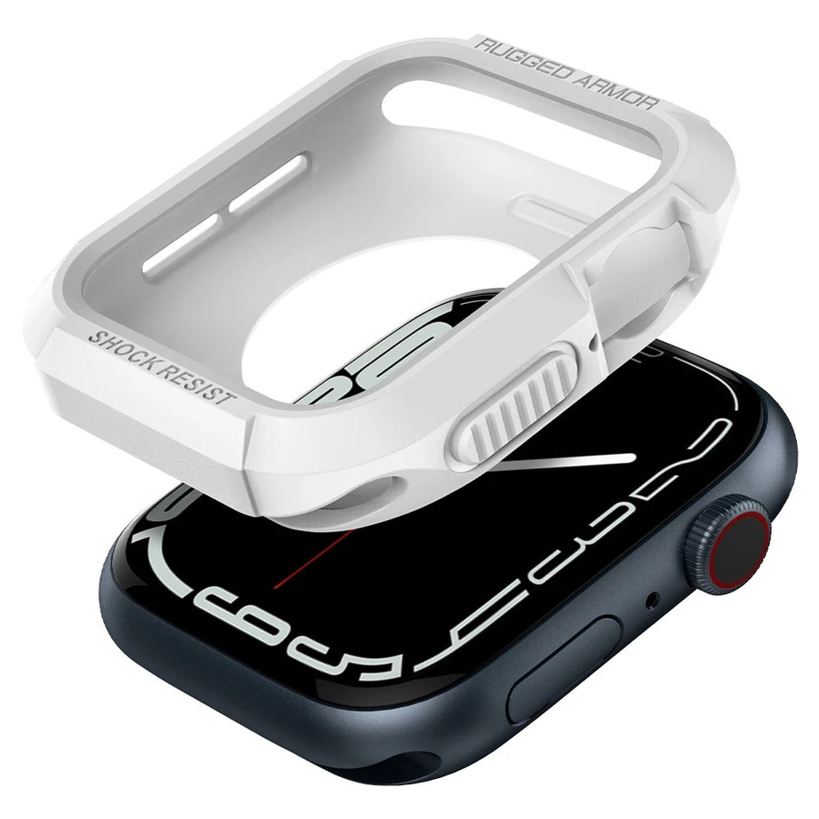 Premium Rugged Armor Spygen Cover Case By Shopyholy Compatible For Apple Watch
