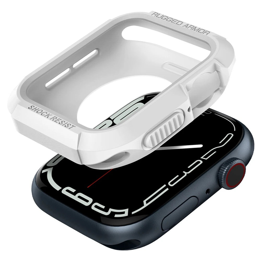 Premium Rugged Armor Spygen Cover Case By Shopyholy Compatible For Apple Watch