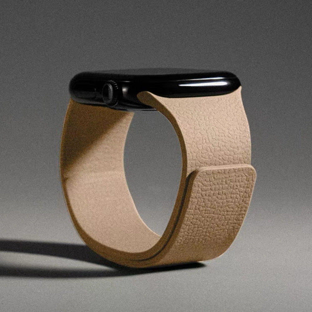 Brown Premium Skin Friendly Magnetic Loop By Shopyholy Comaptible For Apple Watch