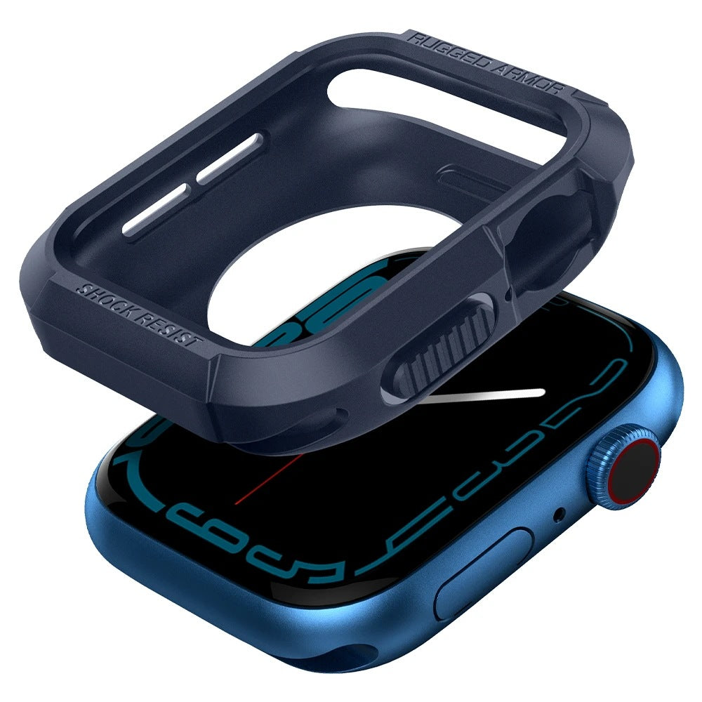Premium Rugged Armor Spygen Cover Case By Shopyholy Compatible For Apple Watch