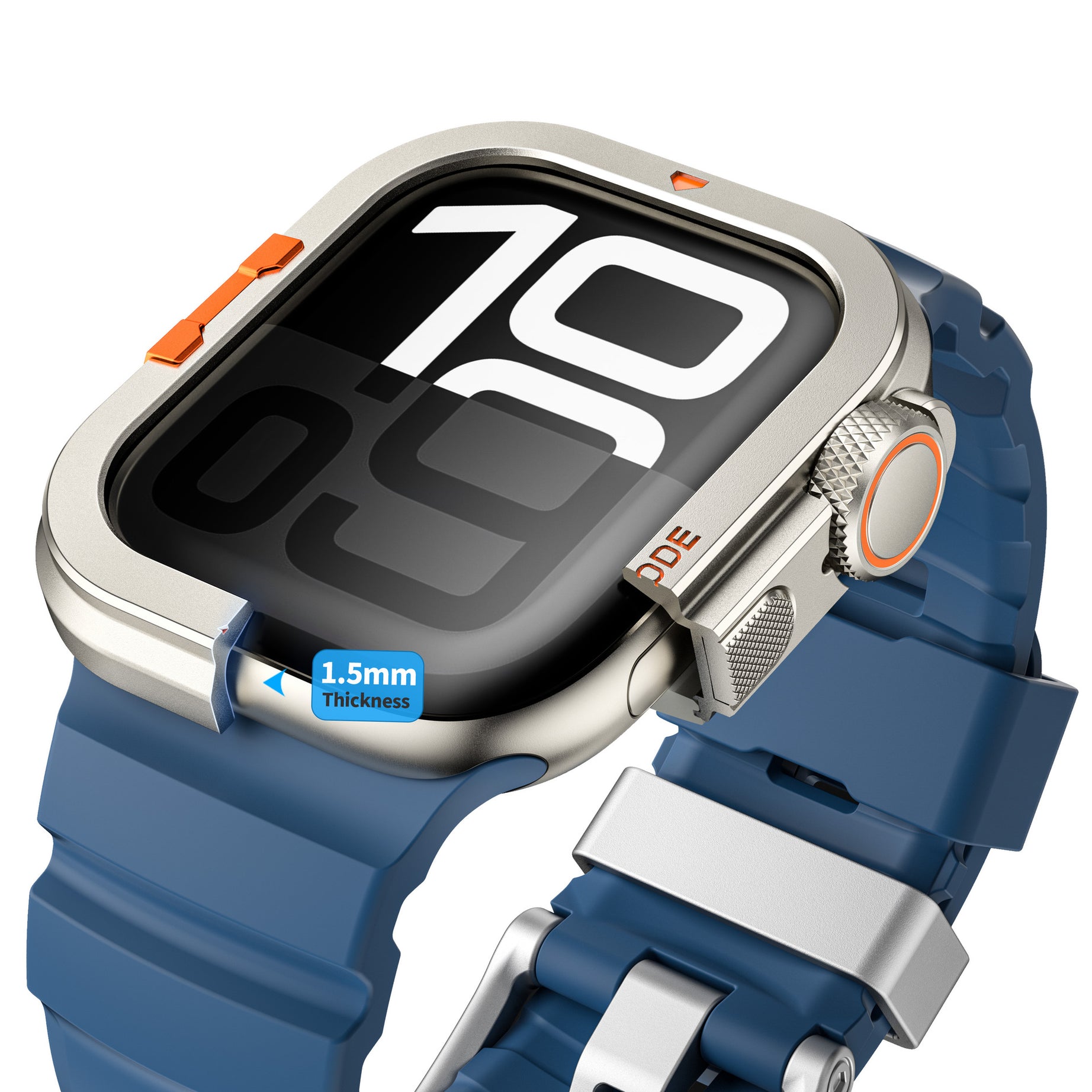 Titanium Luxury Metal Case By Shopyholy Compatible For Apple Watch