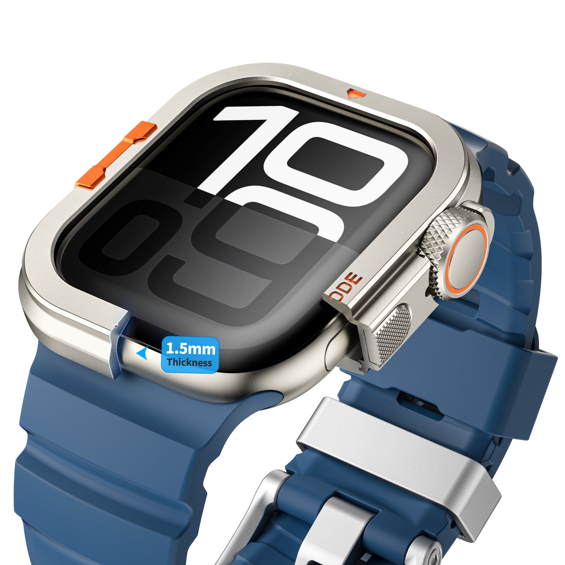 Titanium Luxury Metal Case By Shopyholy Compatible For Apple Watch