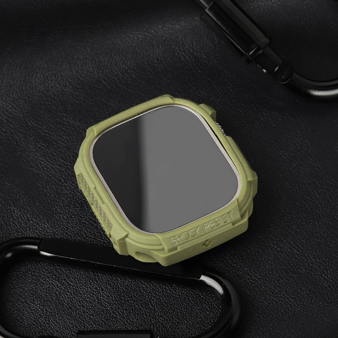 Premium Rugged Armor Spygen Cover Case By Shopyholy Compatible For Apple Watch