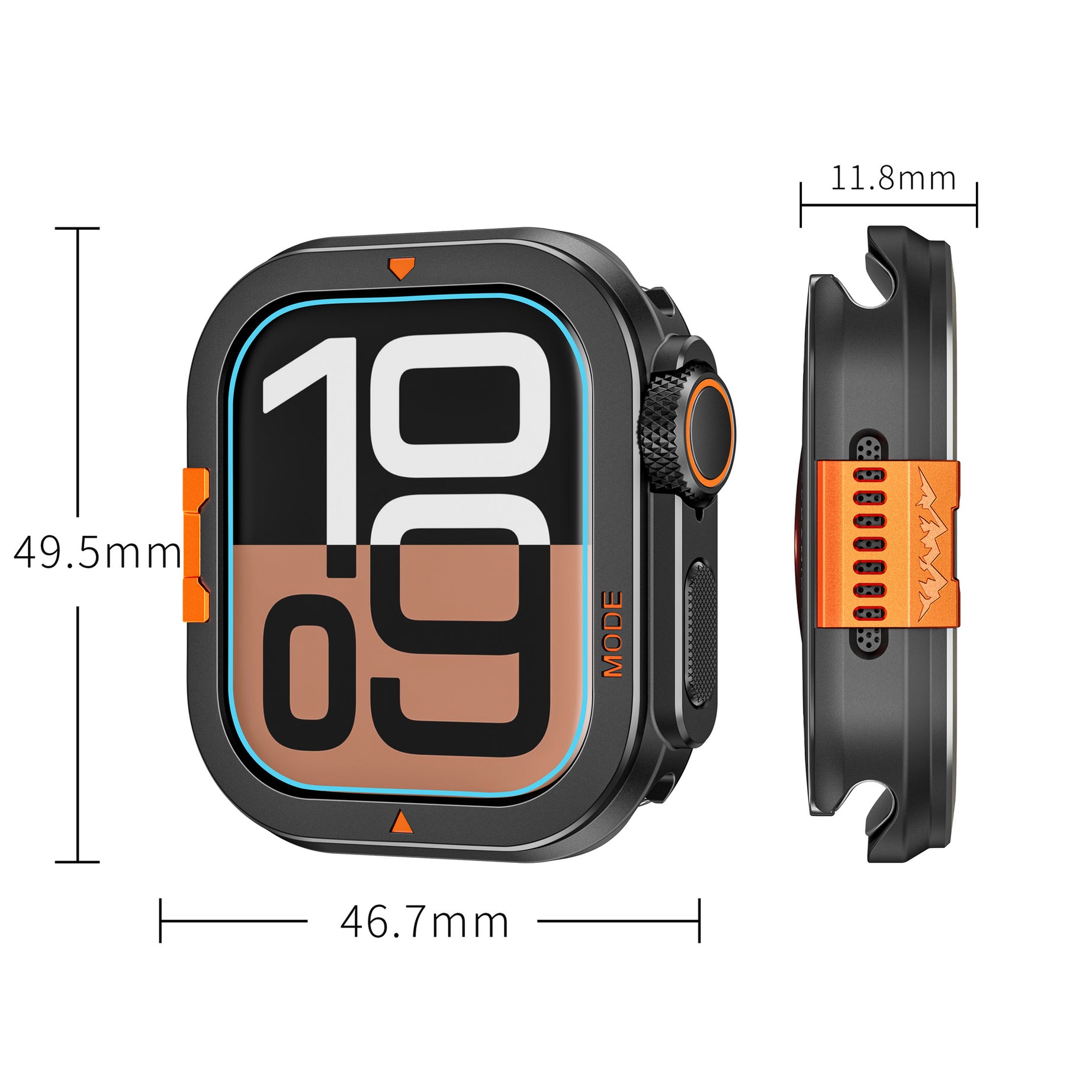 Titanium Luxury Metal Case By Shopyholy Compatible For Apple Watch