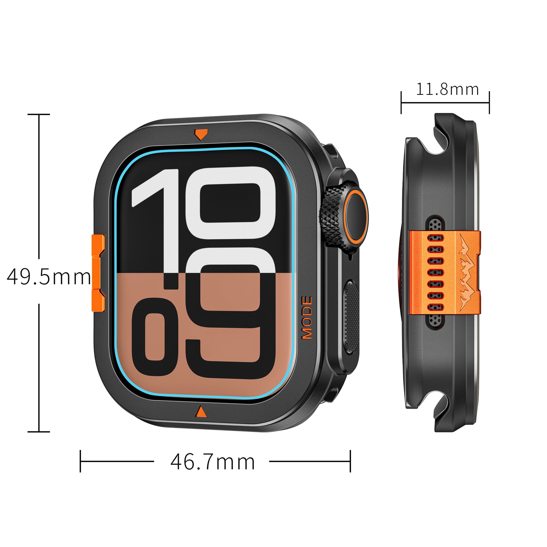 Titanium Luxury Metal Case By Shopyholy Compatible For Apple Watch