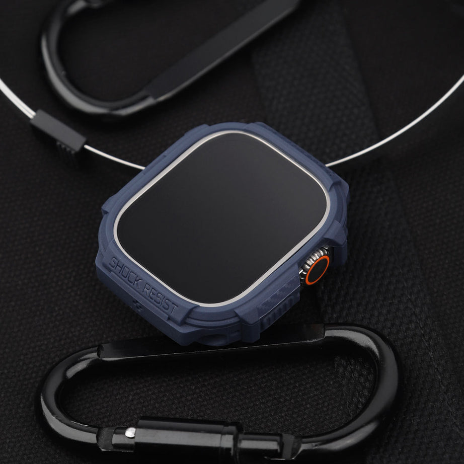 Premium Rugged Armor Spygen Cover Case By Shopyholy Compatible For Apple Watch