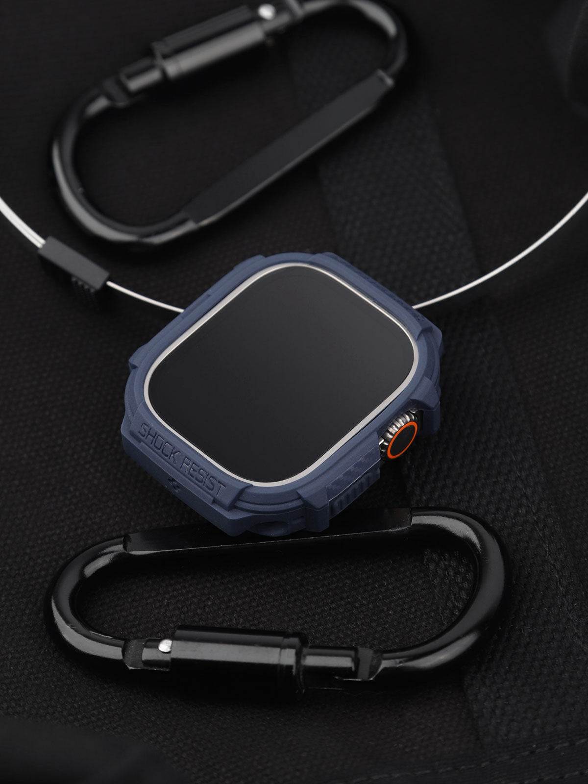 Premium Rugged Armor Spygen Cover Case By Shopyholy Compatible For Apple Watch