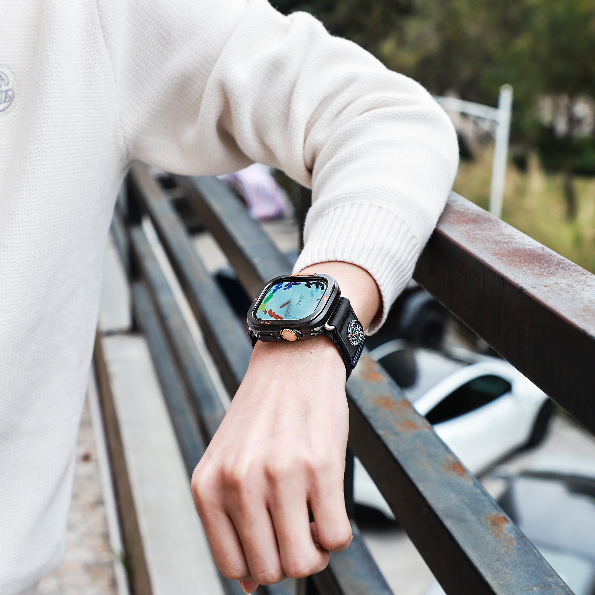 Black Luxury Metal Case By Shopyholy Compatible For Apple Watch