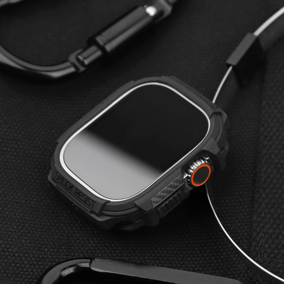 Premium Rugged Armor Spygen Cover Case By Shopyholy Compatible For Apple Watch