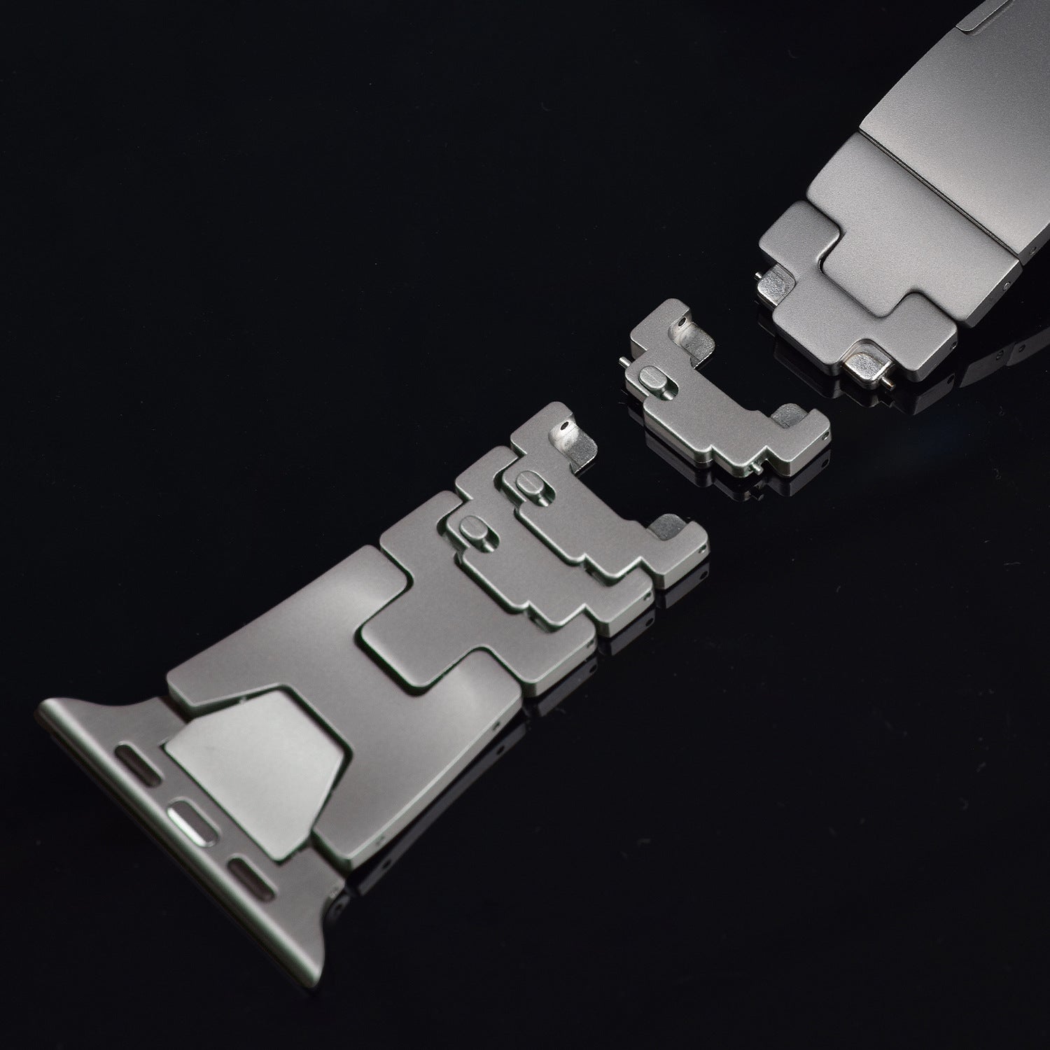 Titanium Luxury Quilk Release Band By Shopyholy Compatible For Appe Watch