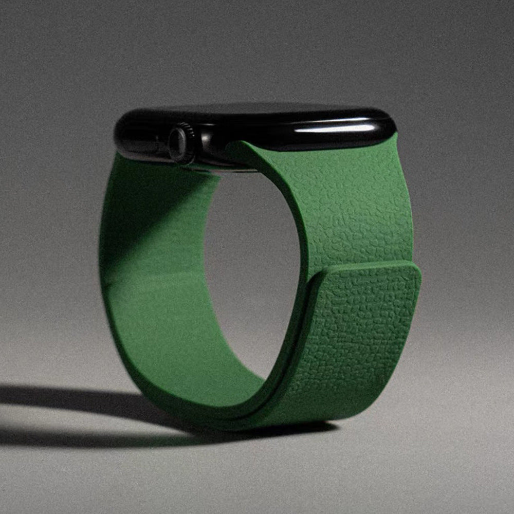 Military Green Premium Skin Friendly Magnetic Loop By Shopyholy Comaptible For Apple Watch