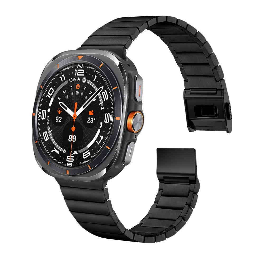 Black Luxury Magnetic Stainless Steel Band for Samsung Galaxy Watch Ultra 47mm
