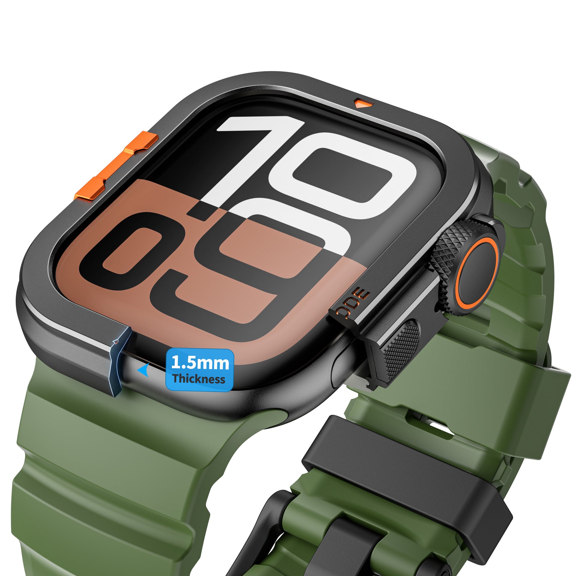 Black Luxury Metal Case By Shopyholy Compatible For Apple Watch