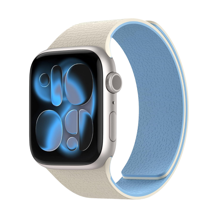 Starlight Lavendar Premium Skin Friendly Magnetic Loop By Shopyholy Comaptible For Apple Watch