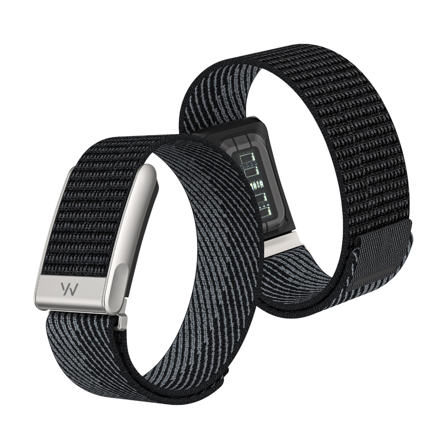 Black Grey AeroKnit Nylon Sports Band For WHOOP 5.0 MG / Life