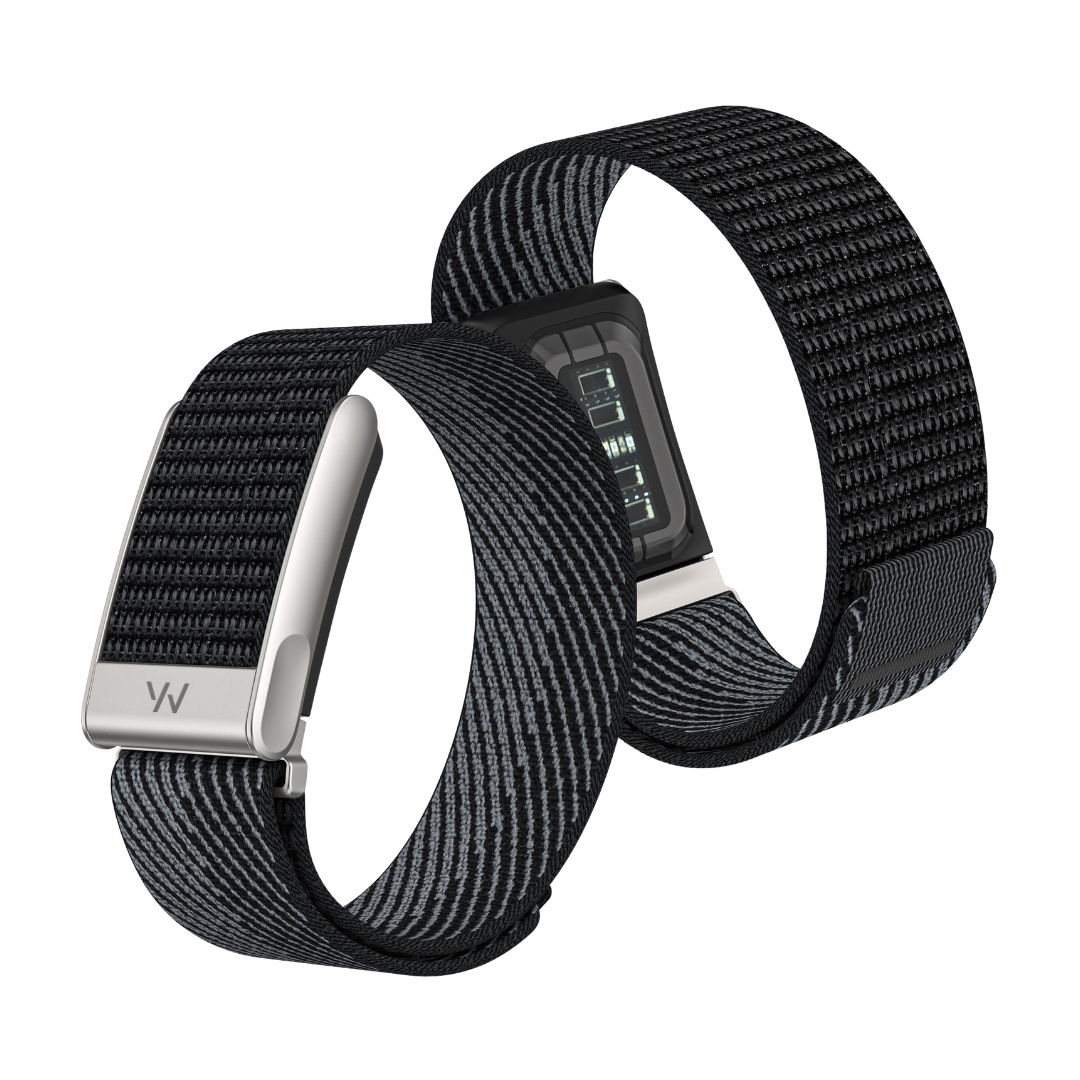 Black Grey AeroKnit Nylon Sports Band For WHOOP 5.0 MG / Life