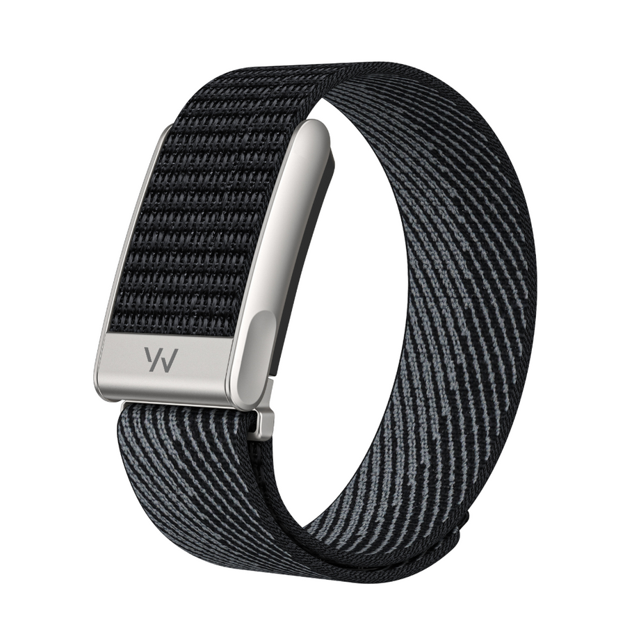 Black Grey AeroKnit Nylon Sports Band For WHOOP 5.0 MG / Life