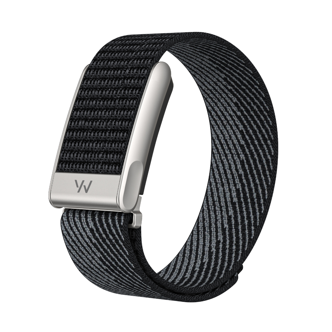 Black Grey AeroKnit Nylon Sports Band For WHOOP 5.0 MG / Life