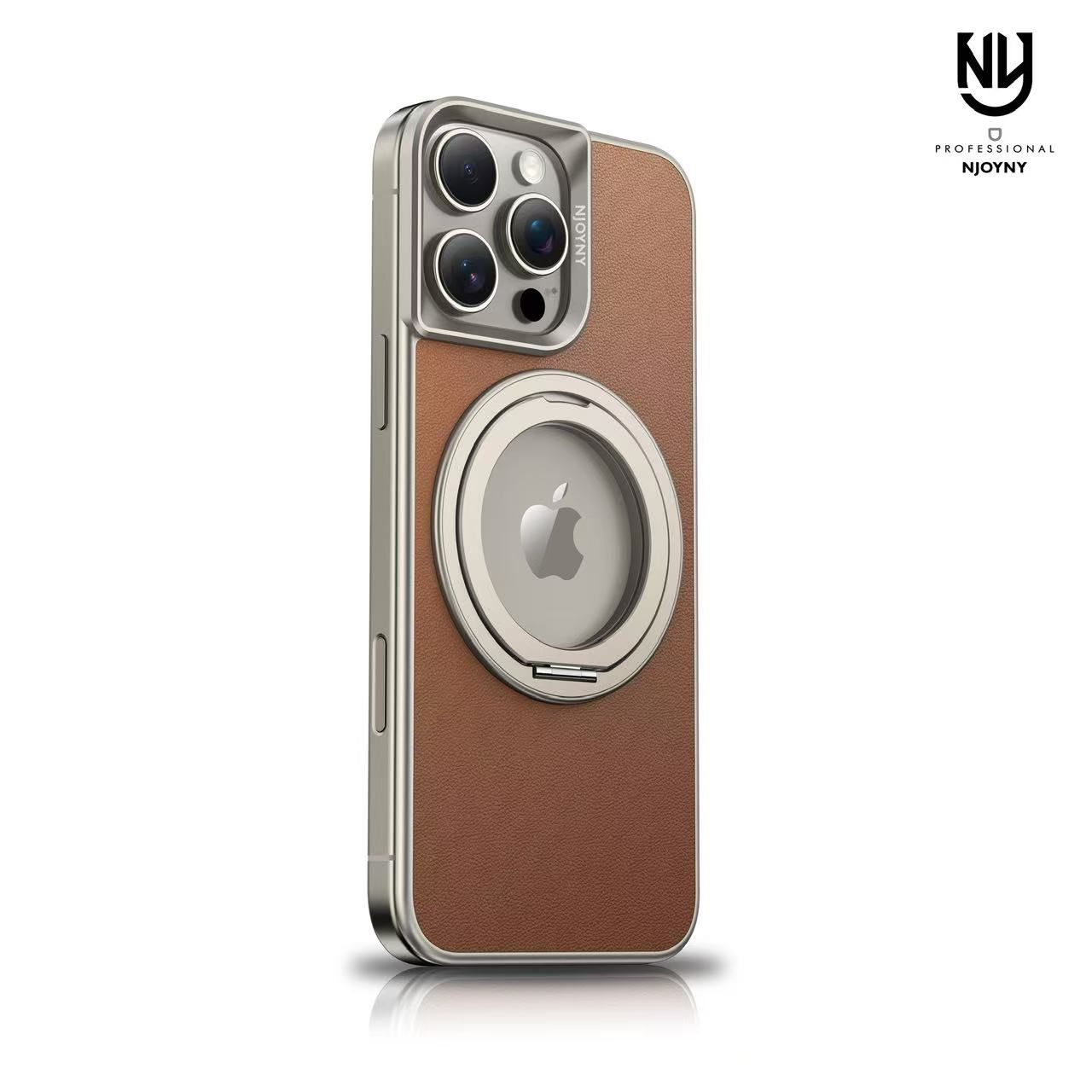 Luxury Leather Feath Back Panel Case By Shopyholy Compatible For iPhone