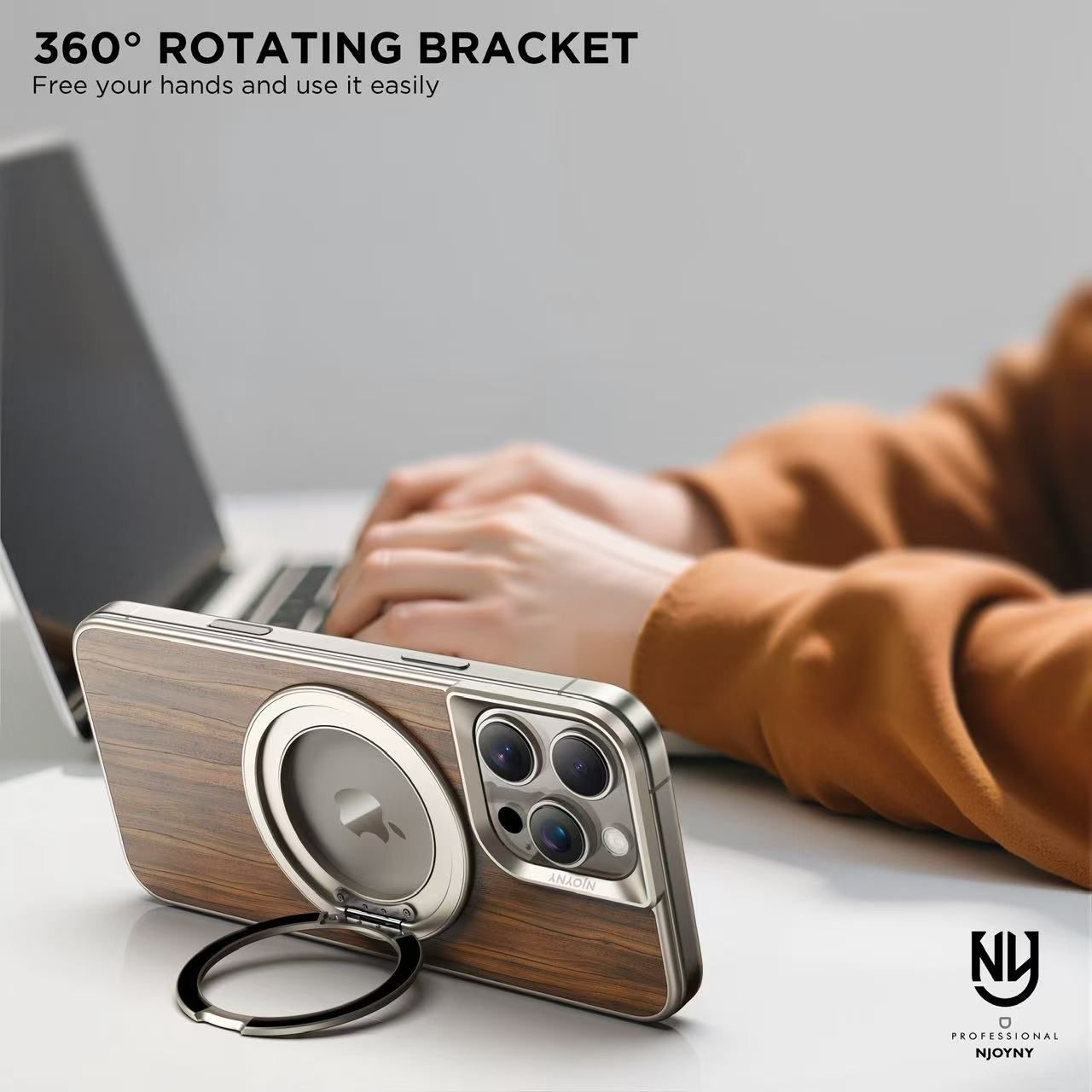 Luxury Wooden Feath Back Panel Case By Shopyholy Compatible For iPhone