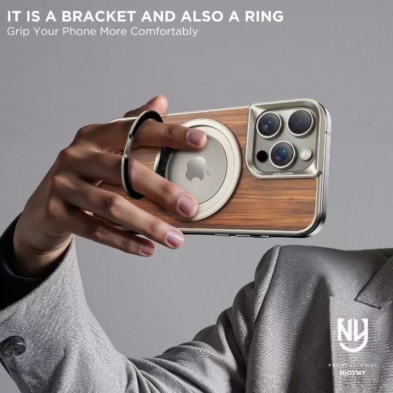 Luxury Wooden Feath Back Panel Case By Shopyholy Compatible For iPhone