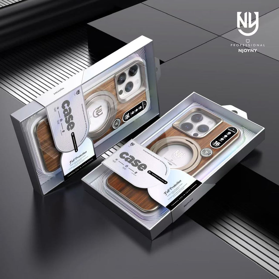 Luxury Wooden Feath Back Panel Case By Shopyholy Compatible For iPhone