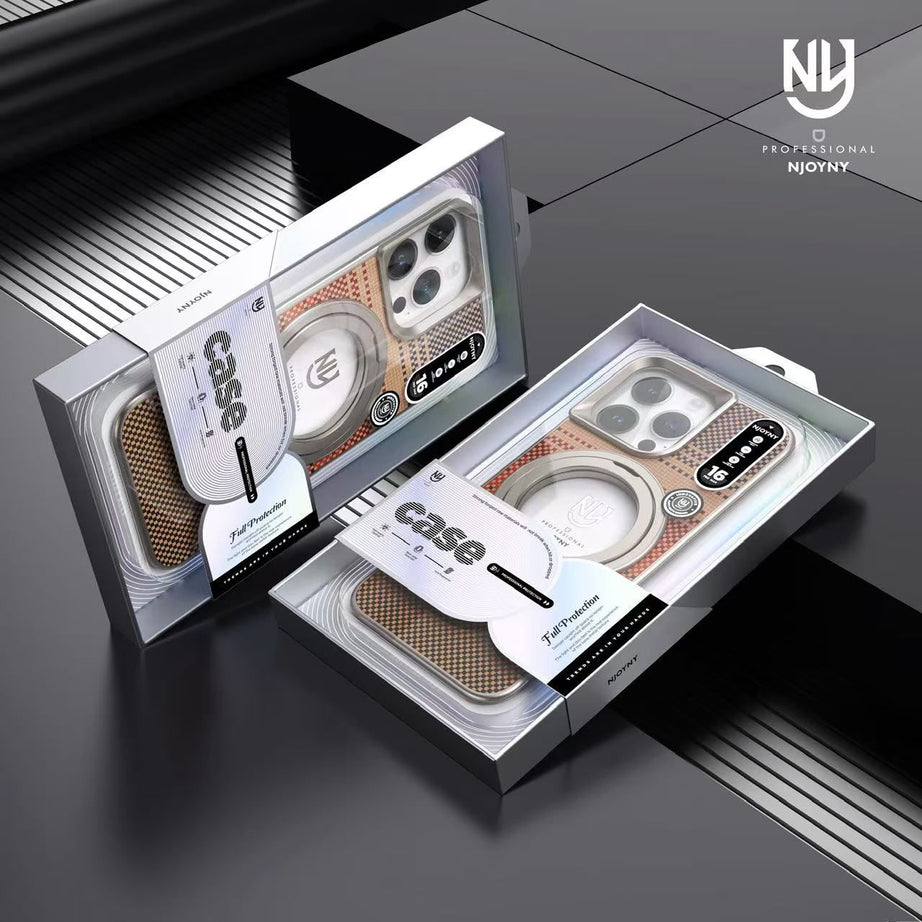 Luxury Kevlar Fiber Feath Back Panel Case By Shopyholy Compatible For iPhone