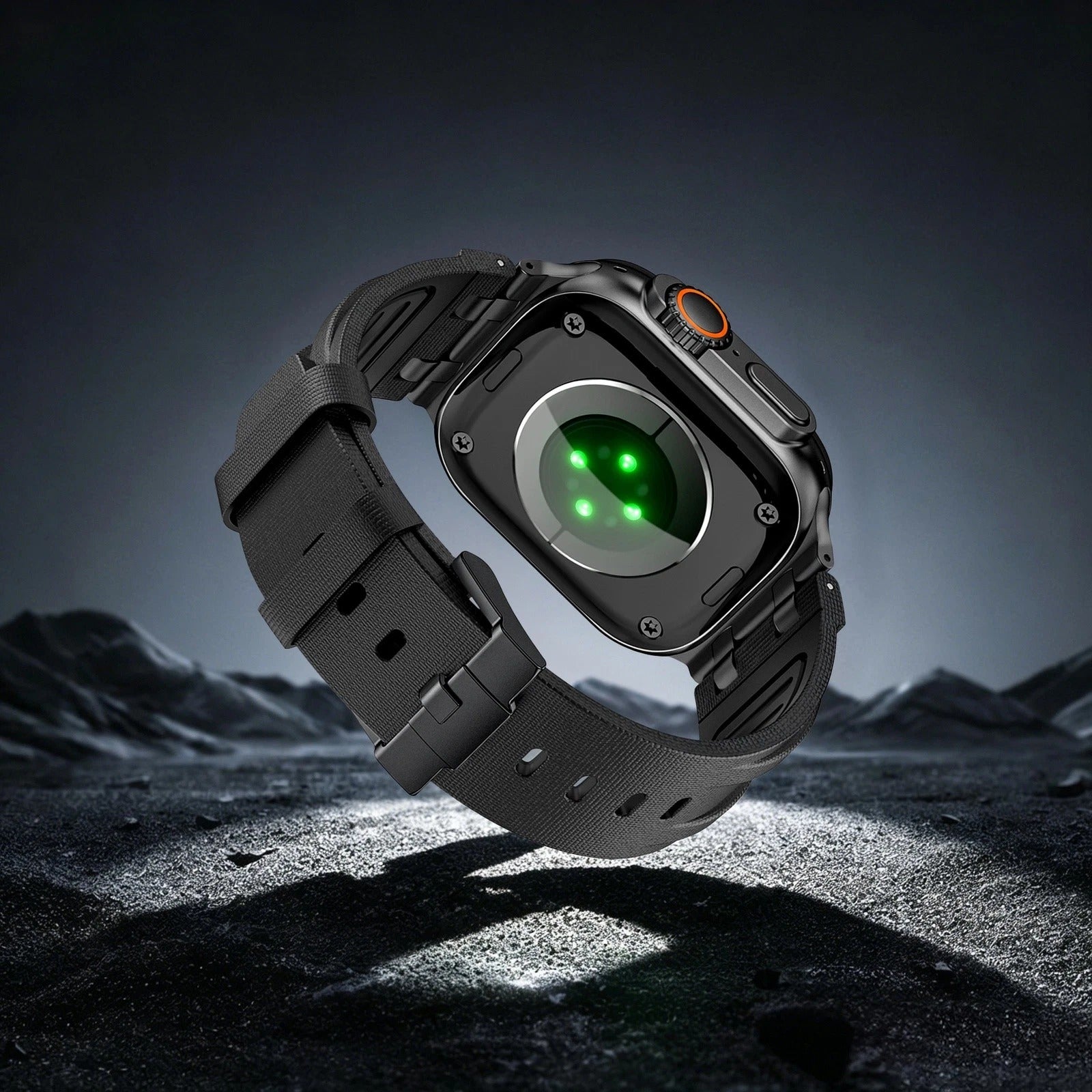 Full Luxury AP FKM Rubber Woven Bands By Shopyholy Compatible For Apple Watch