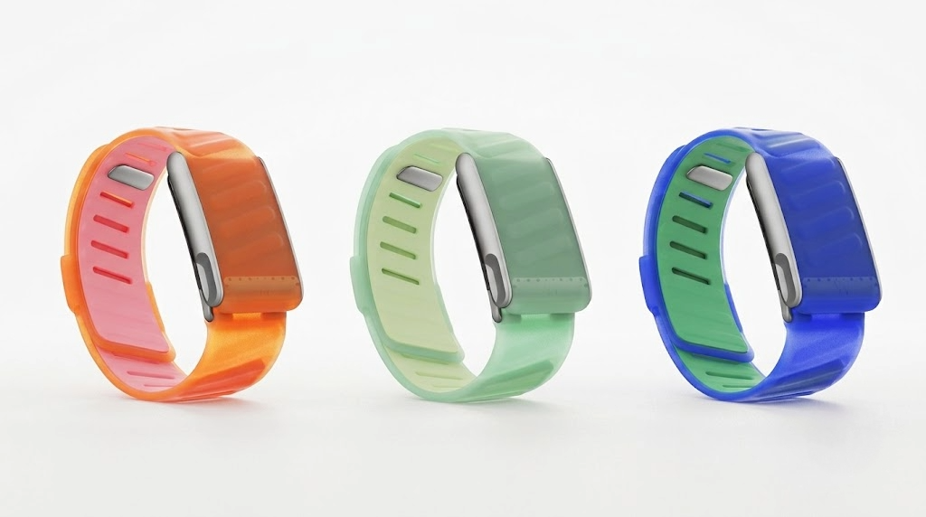 Luxury Transparent Fog Silicone Sports Band – Breathable & Adjustable Whoop 5.0 MG LIFE