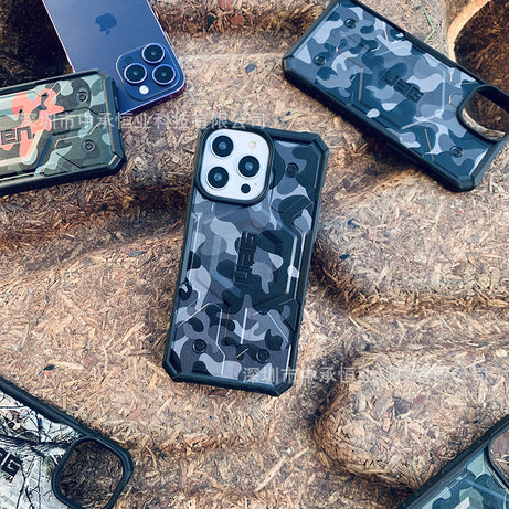 Premium Camouflage Pathfinder Rugged Protective Case with MagSafe By Shopyholy For iPhone