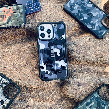 Premium Camouflage Pathfinder Rugged Protective Case with MagSafe By Shopyholy For iPhone