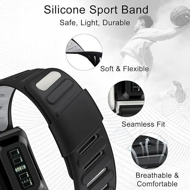 Premium Dual-Tone Silicone CR7 Edition Whoop Band Compatible For WHOOP 5.0 MG LIFE