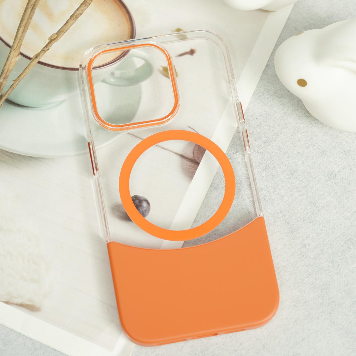 Premium Magnetic Clear Case with Magsafe for iPhone 16 Seires