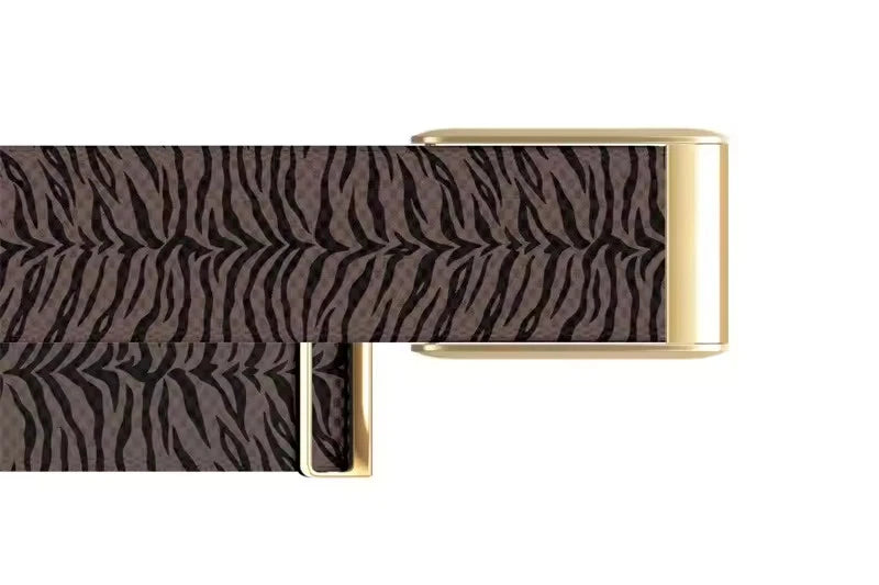 Vibrant Tiger Edition Premium Elastic Woven Band With Gold Clasp for WHOOP 5.0