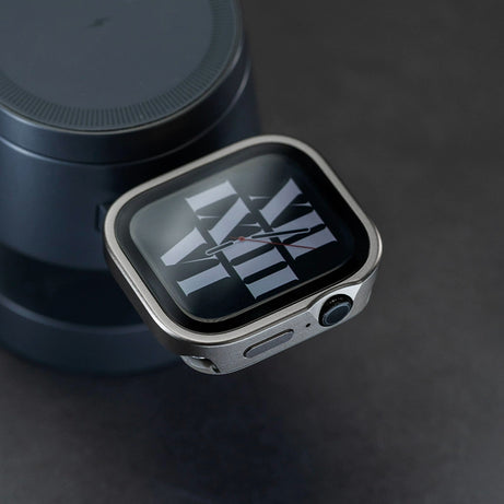 Titanium Luxury Metal Case With Screen Protector By Shopyholy Compatible For Apple Watch