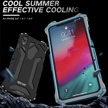 Premium Shock Proof Metal Frame Bumpers Case By Shopyholy Compatible For iPhone