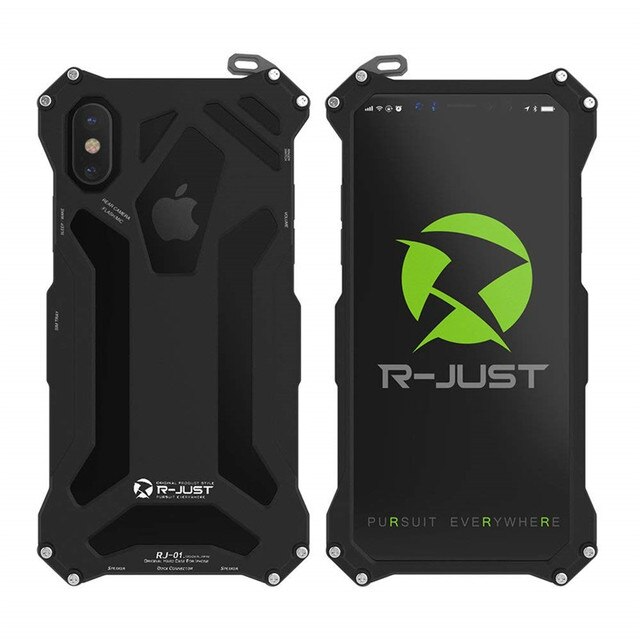 Premium Shock Proof Metal Frame Bumpers Case By Shopyholy Compatible For iPhone