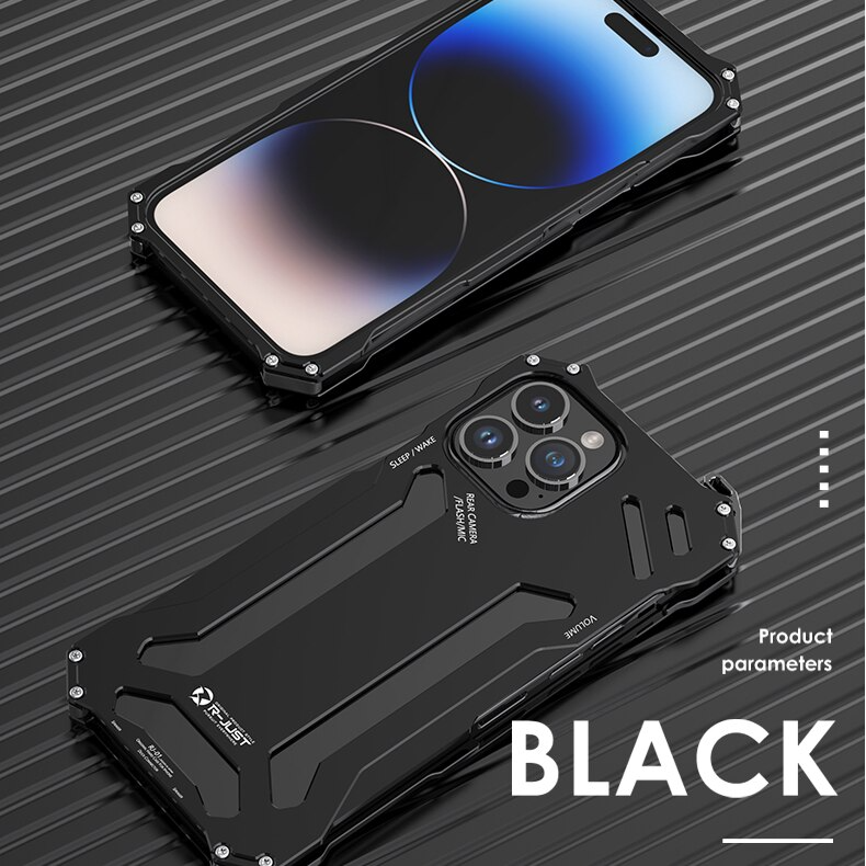 Premium Shock Proof Metal Frame Bumpers Case By Shopyholy Compatible For iPhone