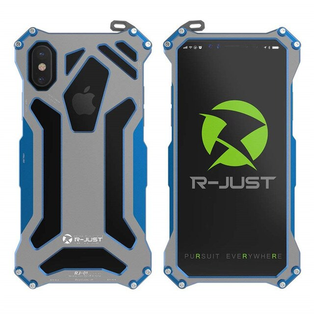 Premium Shock Proof Metal Frame Bumpers Case By Shopyholy Compatible For iPhone