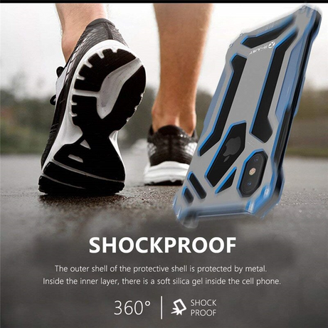 Premium Shock Proof Metal Frame Bumpers Case By Shopyholy Compatible For iPhone