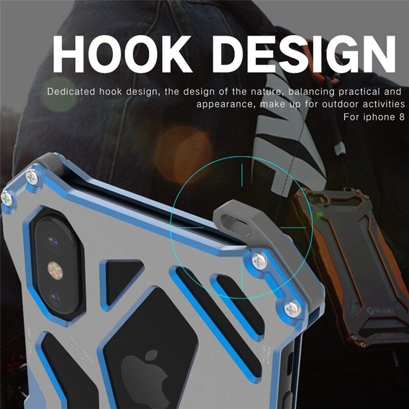Premium Shock Proof Metal Frame Bumpers Case By Shopyholy Compatible For iPhone