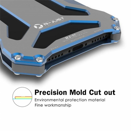 Premium Shock Proof Metal Frame Bumpers Case By Shopyholy Compatible For iPhone