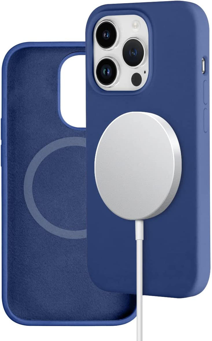 Premium Silicone Case with MagSafe By Shopyholy Compatible For Phone