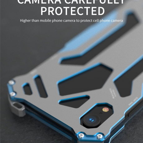 Premium Shock Proof Metal Frame Bumpers Case By Shopyholy Compatible For iPhone