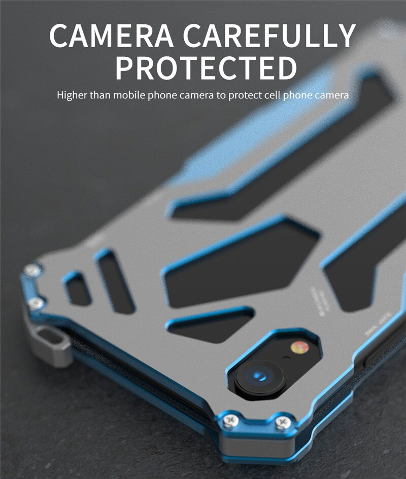 Premium Shock Proof Metal Frame Bumpers Case By Shopyholy Compatible For iPhone